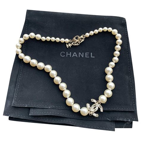 collier femme chanel|chanel collier.